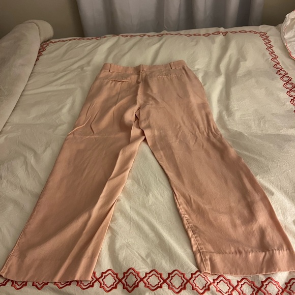 J Crew Wide Leg Pink Pants - Picture 2 of 4